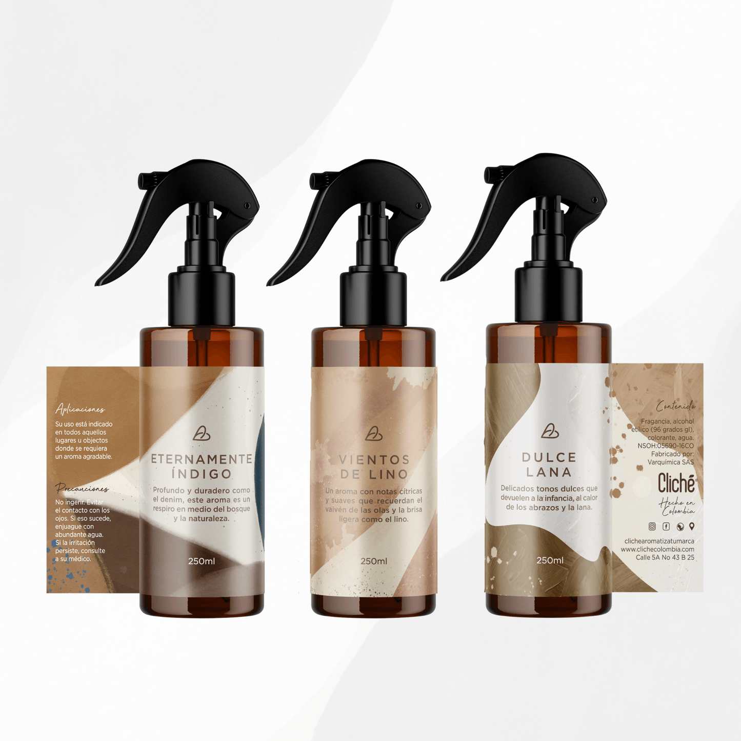Aroma Eternamente Índigo, Dulce Lana, Vientos de Lino
